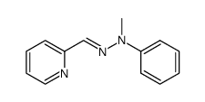 2-pyridinecarboxaldehyde N-methyl-N-phenylhydrazone Structure