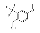 4-METHOXY-2-(TRIFLUOROMETHYL)BENZYL ALCOHOL结构式