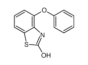 4-PHENOXY-2(3H)-BENZOTHIAZOLONE Structure