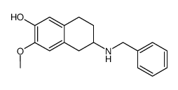 2-benzylamino-6-hydroxy-7-methoxy-1,2,3,4-tetrahydronaphthalene Structure