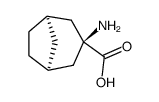 3-endo-aminobicyclo<3.2.1>octane-3-carboxylic acid Structure