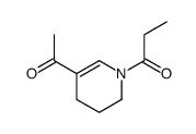 1-(5-acetyl-3,4-dihydro-2H-pyridin-1-yl)propan-1-one Structure