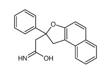 2-(2-phenyl-1H-benzo[e][1]benzofuran-2-yl)acetamide结构式