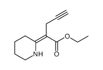 ethyl (2Z)-2-piperidin-2-ylidenepent-4-ynoate结构式