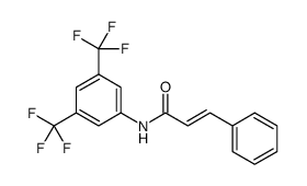 2-Propenamide, N-[3,5-bis(trifluoromethyl)phenyl]-3-phenyl-, (2E)结构式