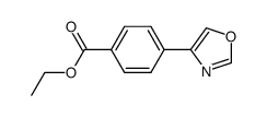 ethyl-4-oxazol-4-ylbenzoate Structure