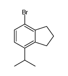 4-bromo-7-isopropyl-indan Structure