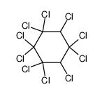 1H,3H-decachloro-cyclohexane Structure