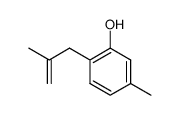 3-Hydroxy-1-methyl-4-methallyl-benzol Structure