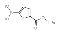 (5-(甲酯基)噻吩-2-基)硼酸结构式