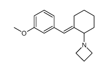 (+-)-(E)-N-[2[(3-methoxyphenyl)methylene]cyclohexyl]azetidine Structure