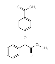 Methyl 2-(4-acetylphenoxy)-2-phenylacetate图片