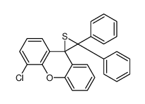 4'-chloro-3,3-diphenylspiro[thiirane-2,9'-xanthene]结构式