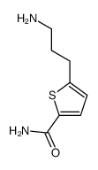 5-(3-aminopropyl)thiophene-2-carboxamide结构式