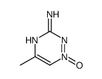 5-methyl-1-oxido-1,2,4-triazin-1-ium-3-amine结构式