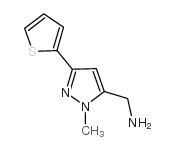 (1-METHYL-3-THIEN-2-YL-1H-PYRAZOL-5-YL)METHYLAMINE 97 structure