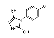 4-(4-CHLOROPHENYL)-5-MERCAPTO-4H-1,2,4-TRIAZOL-3-OL picture