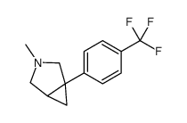 3-methyl-1-[4-(trifluoromethyl)phenyl]-3-azabicyclo[3.1.0]hexane Structure