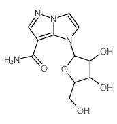 1H-Imidazo[1,2-b]pyrazole-7-carboxamide,1-b-D-ribofuranosyl- structure