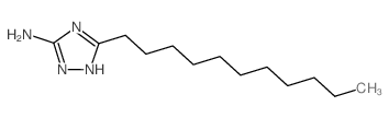 5-undecyl-1H-1,2,4-triazol-3-amine structure