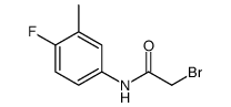 2-bromo-N-(4-fluoro-3-methylphenyl)acetamide结构式