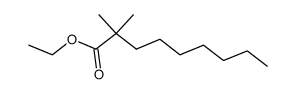 ethyl 2,2-dimethylnonanoate Structure