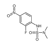 1-(dimethylsulfamoylamino)-2-fluoro-4-nitrobenzene结构式