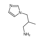 3-IMIDAZOL-1-YL-2-METHYL-PROPYLAMINE Structure