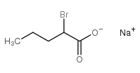 sodium 2-bromopentanoate Structure