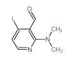 2-(dimethylamino)-4-iodopyridine-3-carbaldehyde structure