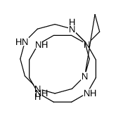 1-[2-(1,4,7,10-tetrazacyclododec-1-yl)ethyl]-1,4,7,10-tetrazacyclododecane结构式