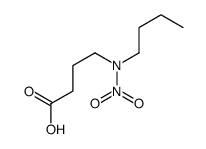 4-[butyl(nitro)amino]butanoic acid Structure