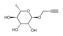 propargyl α-L-rhamnopyranoside Structure