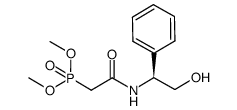 (S)-2-(2-dimethoxyphosphoryl)acetamido-2-phenylethanol Structure