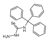 Ph3CNHC(Se)NHNH2 Structure