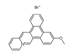 6-Methoxy-dibenzoacridizinium-bromid Structure