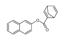 naphthalen-2-yl bicyclo[2.2.1]hepta-2,5-diene-3-carboxylate结构式