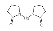 bis(2-oxopyrrolidin-1-yl)mercury Structure