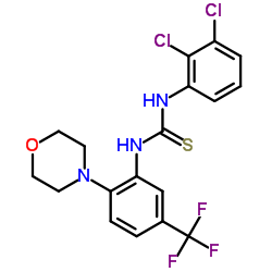 1-(2,3-Dichlorophenyl)-3-[2-(4-morpholinyl)-5-(trifluoromethyl)phenyl]thiourea Structure