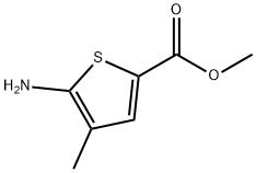 5-氨基-4-甲基噻吩-2-羧酸甲酯结构式