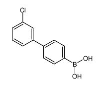 [4-(3-chlorophenyl)phenyl]boronic acid Structure