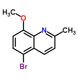 5-Bromo-8-methoxy-2-methylquinoline Structure