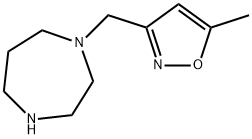 1-[(5-methyl-1,2-oxazol-3-yl)methyl]-1,4-diazepane Structure