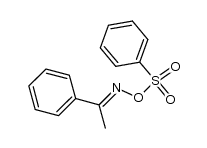 acetophenone oxime benzenesulfonate结构式