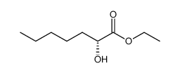 (R)-(+)-hydroxy-2 heptanoate d'ethyle结构式