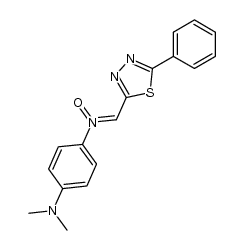 phenyl-[1,3,4]thiadiazole-2-carbaldehyde-[N-(4-dimethylamino-phenyl)-oxime ] Structure