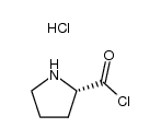 (S)-proline acid chloride hydrochloride Structure