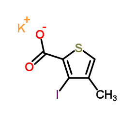 3-IODO-4-METHYLTHIOPHENE-2-CARBOXYLIC ACID POTASSIUM SALT图片