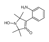 4-(2-aminophenyl)-1-oxy-2,2,5,5-tetramethyl-3-imidazoline-3-oxide结构式