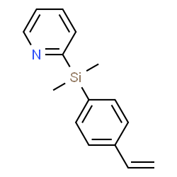 Pyridine,2-[(4-ethenylphenyl)dimethylsilyl]-(9CI)结构式